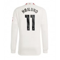 Camiseta Manchester United Rasmus Hojlund #11 Tercera Equipación Replica 2023-24 mangas largas